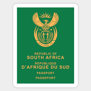 South Africa passport Sticker